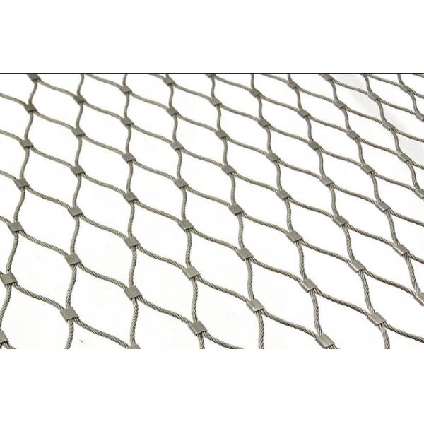3.0mm Wire Balustrade Mesh 50*50mm Stainless Steel Wire Rope Mesh