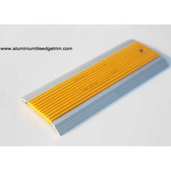 50 mm Width Flat Aluminium Door Bar Threshold Strips With Rubber Flame Retardant