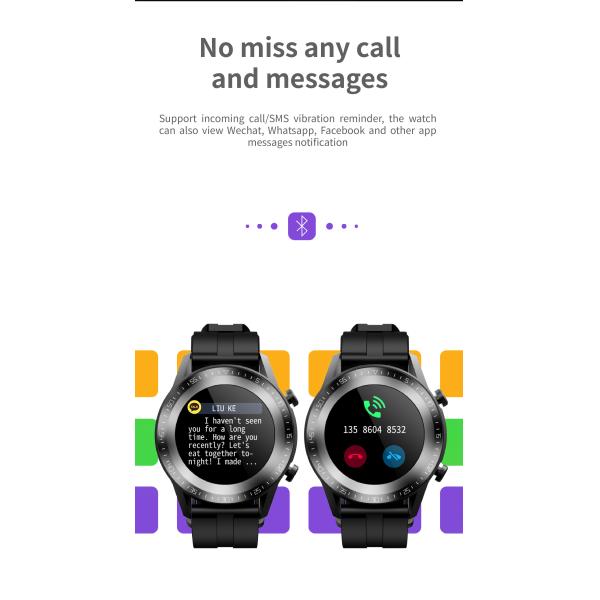 Android NFC Leather Strap Speech Recognition For Huawei GT2 Smartwatch