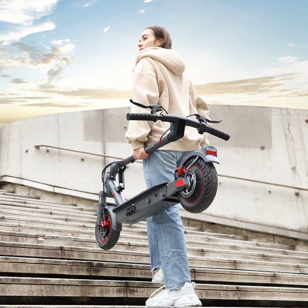B25 Mini Electric Scooter 10''*2.5 630W 36V Foldable Bike 3 Speeds LCD Front Rear Shock Absorber Rear Hub Motor