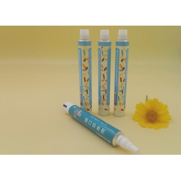 4.5 ml - 200 ml Aluminum Packaging Tubes Shining Appearance For Skin / Oral Care