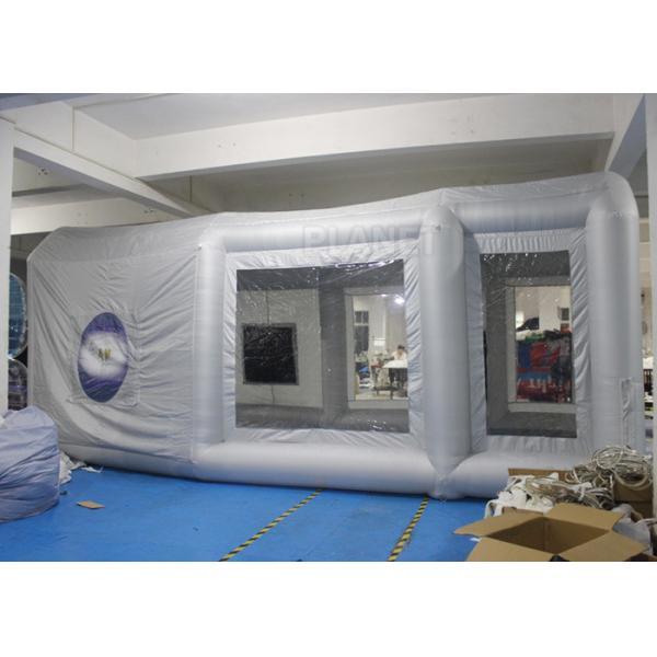 Durable Inflatable Spray Booth Reinforced Oxford Cloth Material CE / UL