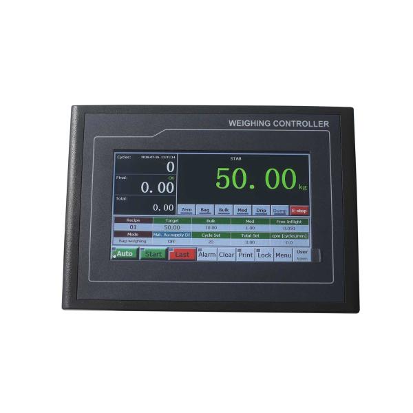 Auto Zero Tracking Weighing Scale Indicator , Touch Screen Controller I/O Interface For Single Packing Scale