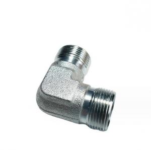 China SAE Standard Carbon Steel Hydraulic Elbow Fittings 1c9 1d9 Male Threads Long Working Life on sale