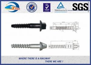 Cheap ZhongYue Railway Sleeper Screws Rail Fasteners With Color Painting for sale