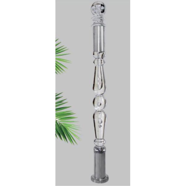 Fashion Molden Style Stair Railings Clear Acrylic Stair Handrail