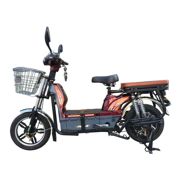 Four Shock Absorbers Electric Motorized Bicycles Black Womens Electric Bike