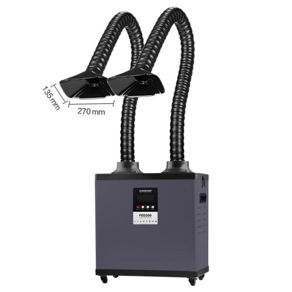 KNOKOO FED200 Black Welding Fume Extractor Multi Station Workshop Fume Extractor