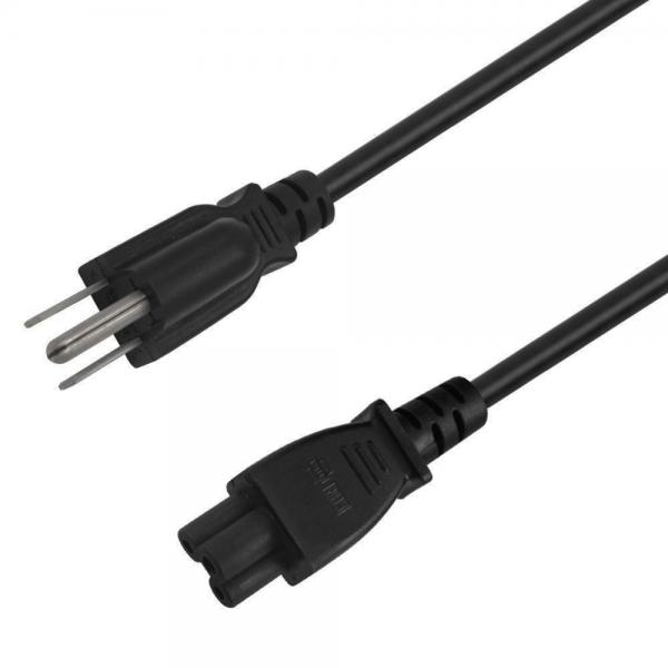 UL Approved IEC 320 C13 Power Cord USA 3 Pin Black Computer Power Cord Plug