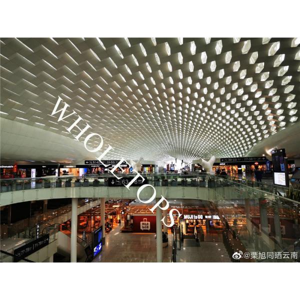 Customized Color 3mm Thick Curved Aluminum Panels Column Cladding