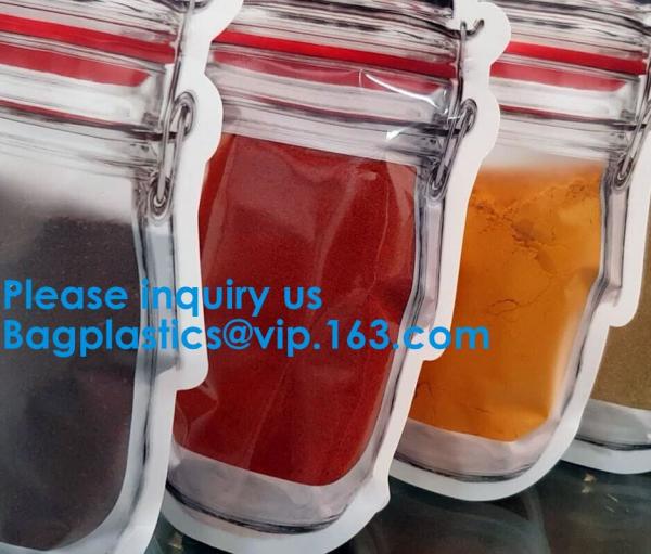 Food Packaging/ 3 Side Seal Bag/ Stand Up Pouch Bag For Meat,Pork,Beef,Sea Food,Stand Up Bag, 3-Side Sealing Bag, Zipper