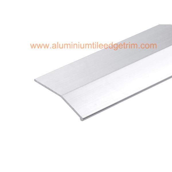 Matt Silver Carpet Metal Cover Strip / Edge Strips For Different High Floor