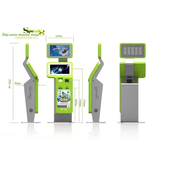 Compact Digital Innovative and Multifunctional Free Standing Kiosk with Motion Sensor