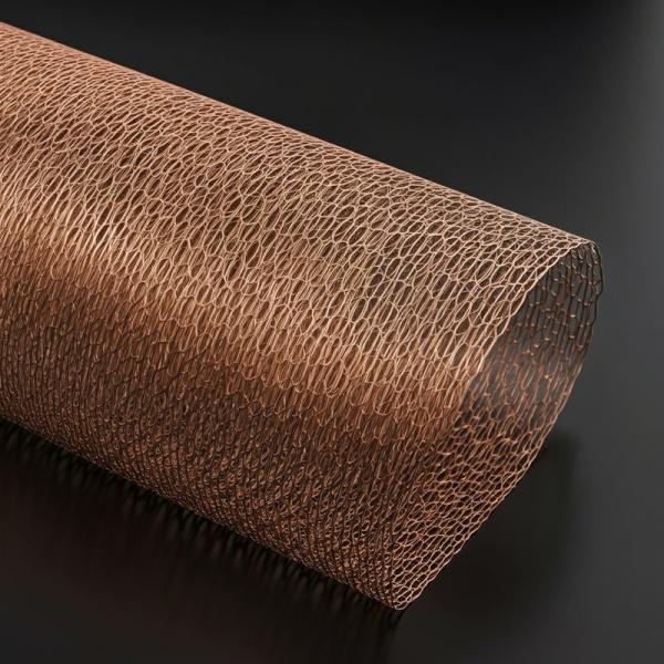 Pattern Custom Metal Mesh Flexible Decorative Copper Wire Mesh