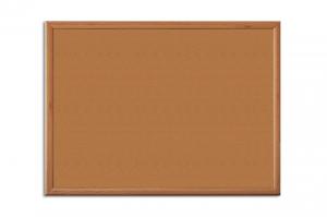China Factory Wholesale Price 60x40cm Framed Cork Memo Board  For School Use at Nature Cork Color on sale