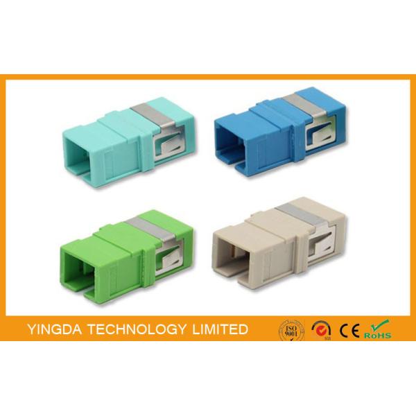 SC SM MM Singlemode Fiber Optic Adapter W / O Flange  No Flange