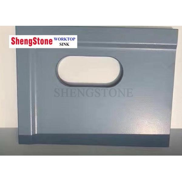 Durable Ceramic Countertop Slab / Worktop , Grey Solid Ceramic Countertop