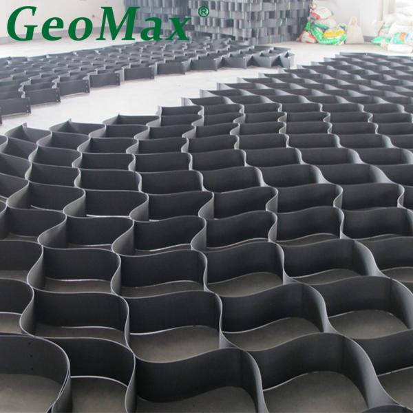 200mm Black HDPE Welded Geocell for Gravity Retaining Wall Construction With ESCR OIT Test High Quality In Vietnam