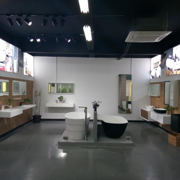 White Wall Hung Basin  UV Resistant Anti Yellowing Long Service Span