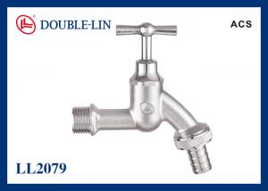 Cheap Sand Cast Chrome Plated Brass Handle Stopcock Tap for sale