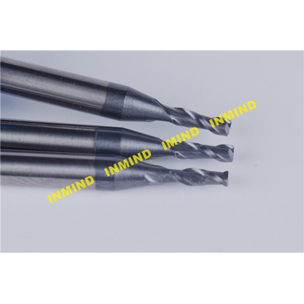 2 mm Diameter 4 mm Shank Corner Rounding Cutters With SiN / AlTiN Coating