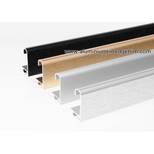 Customed Stylish Aluminium Picture Frame Mouldings With Round Face