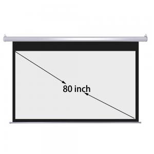 China Professional 4K Movie Picture Projection Screen 80 Inch 16:9 With Wireless Remote Control on sale