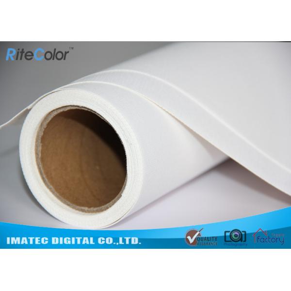 410Gsm Inkjet Printing Canvas Roll , Water Resistant Printable Canvas Paper Roll