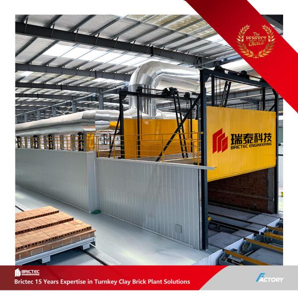 Industrial Tunnel Kiln for clay Brick / Ceramic Making Firing-Automatic Temperature Control