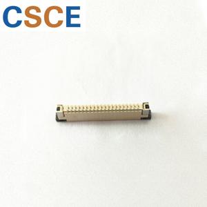 Cheap Right Angle 90 Degrees Input Output Connectors / 1.0mm Pitch Fpc Connector for sale