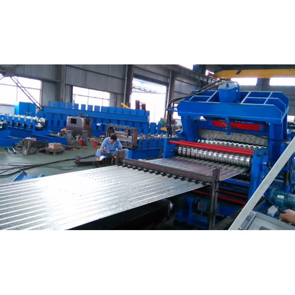 Storage Tank Corrugated Sheet Rolling Machine 4mm – 6mm Metal Wall Panel Machine