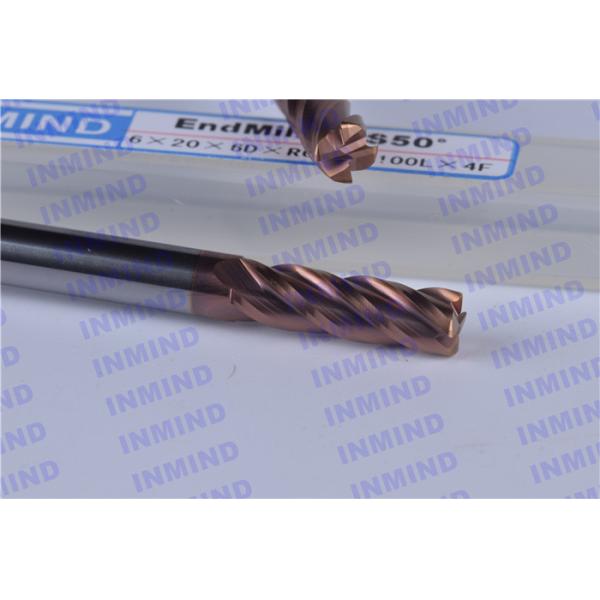 4 Flute Radius Milling Cutter With 30 mm Cutting Length 12 mm Diameter
