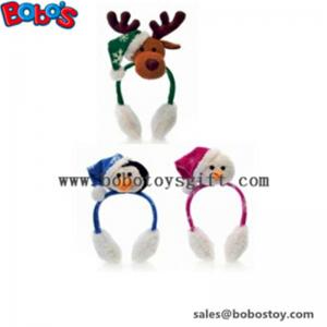 China Fashion Design Plush Animal Xmas Ear Muff Be Christmas Decorate on sale