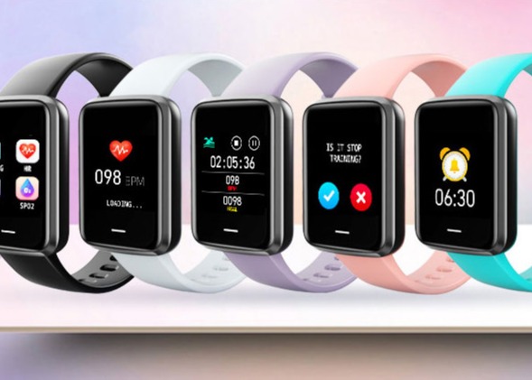 Hazel Full Heart Rate Smartwatch Touch Screen Smart Watch H19D Dynamic 1.3 Inch