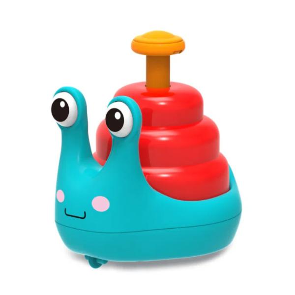 Wholesale Mini Snail Car Toys Hand Pressed Cartoon Snail Children Toys Party Supplies Interactive Toys