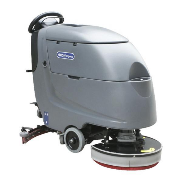 Gray Walk Behind Floor Cleaning Machines / Ceramic Tile Floor Cleaner Machine