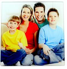 Sublimation 20*20Toughened glass Photo Frame