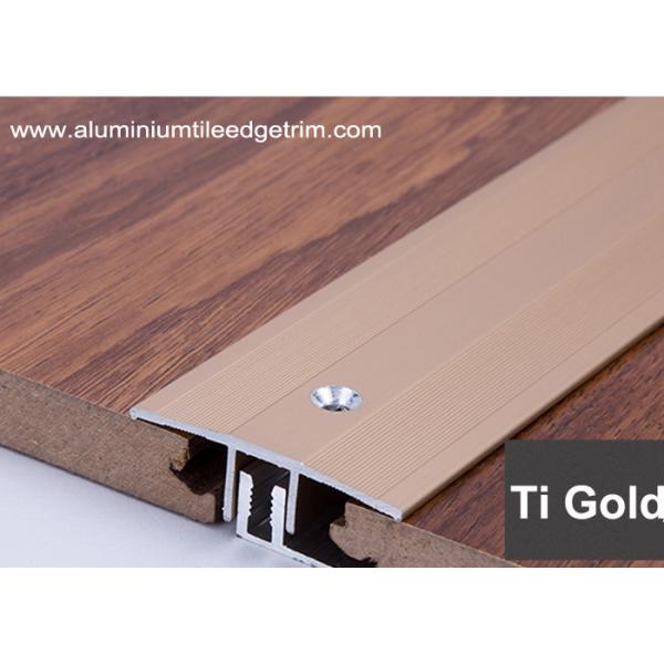 Anodized Aluminium Floor Border Trims With Rail For Floor Expansion Joint
