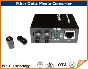 China SC / ST Connector Fiber Optic Media Converter Single Mode Fiber To RJ-45 Network on sale