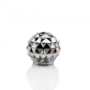 Cheap Silver Zinc Alloy Perfume Cap Fully Polished Mirror Finish Good Tightness for sale