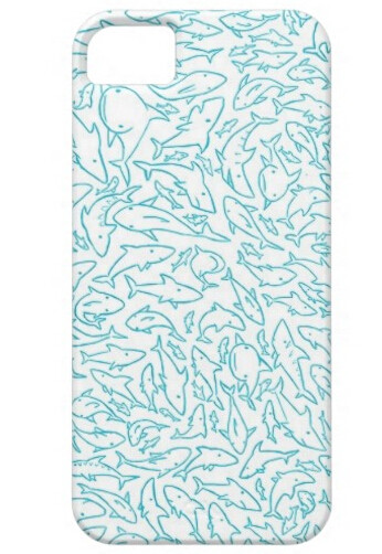 Lovely cute shark iphone 5 cases designed printing for the apple iphone5 with wholesales