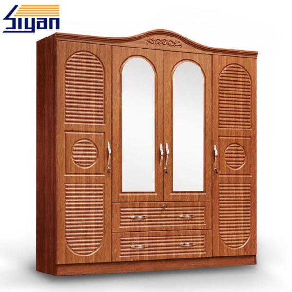 Quality Indoor Custom Made Louvered Closet Doors , Shutter Wardrobe Doors 4 Drawers Front wholesale