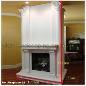 Big Stone Fireplace for Home Decorate