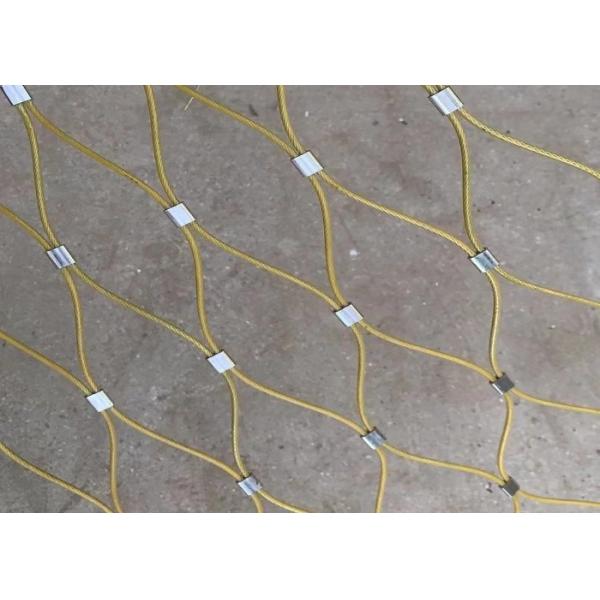 SS316 1.5mm Wire Diameter Aviary Rope Netting for Zoo Protection Mesh Fence with Corrosion Resistance