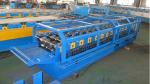 0.7-1.2mm Thick PPGI Roof Panel Roll Forming Machine PLC Control System 10 Tons