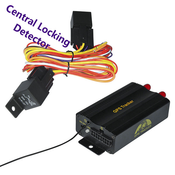GPS103B+ Remote Control Car GPS Vehicle Tracker W/ 2 SIM Slot & Central Locking Detection