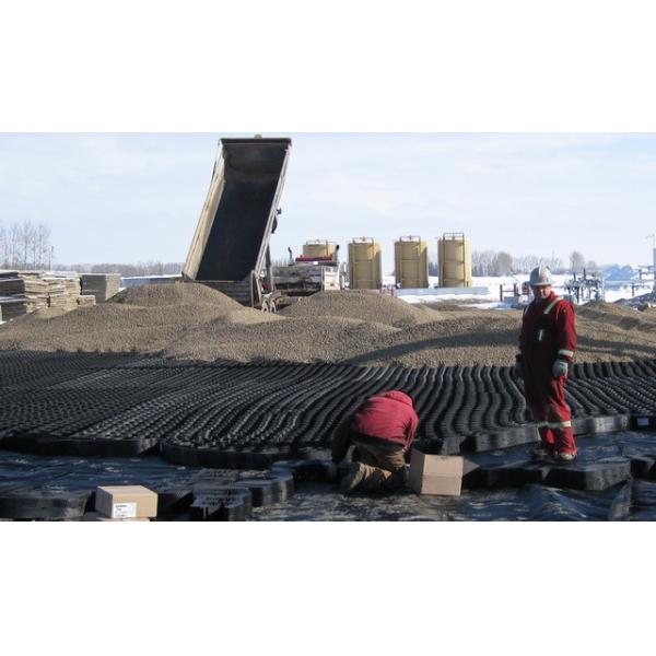 Road Construction Subgrade Slope Protection Geocell Custom Black Perforated Geocell