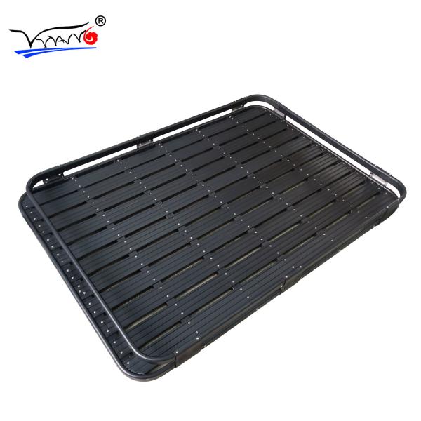 Aluminium Luggage Roof Rack Basket For Toyota Prado Black Color F006A Model