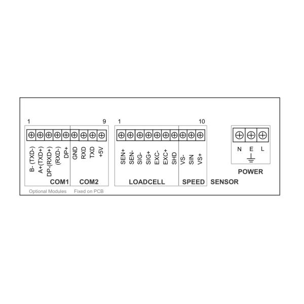 Corrosion Proof Load Cell Controller Indicator AC220V For Belt Weigher