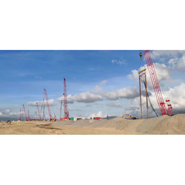 1450rpm Vibroflotation Compaction Treatment For Section C3206 Hong Kong No 3 Aircraft Runway Project